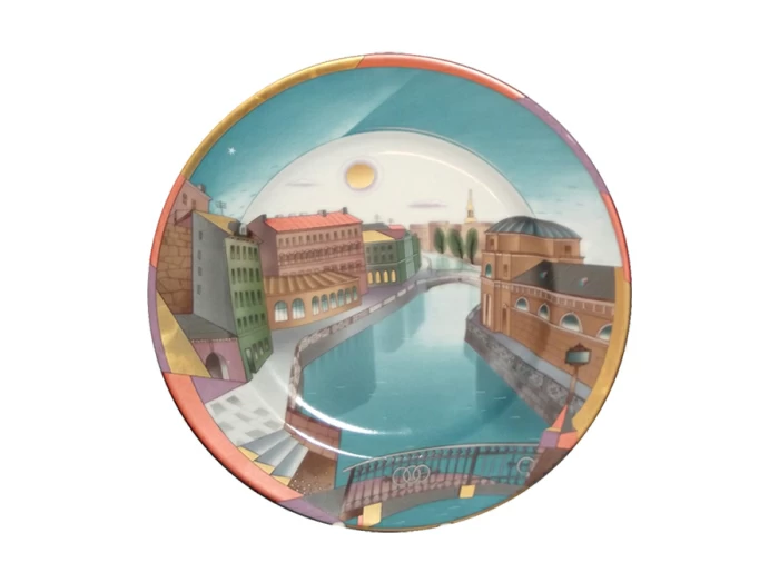 Подарочный набор декоративный 270 мм форма Европейская-2 рисунок Мойка. Раннее утро арт. 81.25638.00.1, 