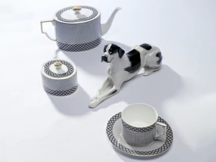 Сервиз чайный на 6 персон 14 предметов форма Элегия рисунок Elegant, арт. 81.34728.00.1, 