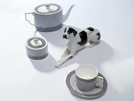 Сервиз чайный на 6 персон 14 предметов форма Элегия рисунок Elegant, арт. 81.34728.00.1