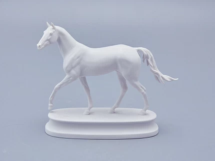 Скульптура в подарочной упаковке, форма Конь Ахалтекинский, рисунок Белый, арт. 81.18627.00.1