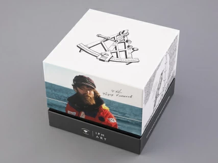 Бокал с крышкой в подарочной упаковке, форма Top. рисунок Яхта Алые паруса, арт. 81.32935.00.1, 