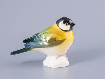 Скульптура форма Синица рисунок Черноголовая арт. 82.78547.00.1