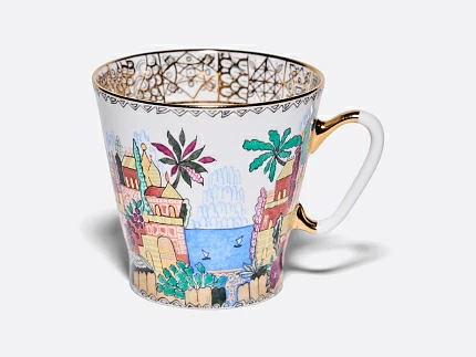 Чашка с блюдцем Черный кофе Голубое озеро арт. 81.15329.00.1