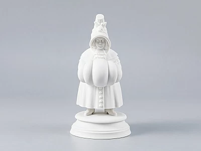 Скульптура Четвертый гость Белый арт. 82.64919.00.1