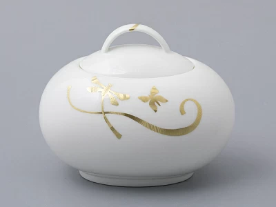 Сервиз чайный на 6 персон, 15 предметов, форма Оливия, рисунок Нежный ландыш, арт 81.31430.00.1