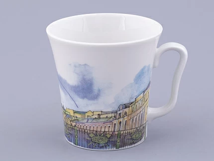 Бокал 360 мл форма Ленинградский рисунок Санкт-Петербург. Пантелеймоновский мост арт. 80.44859.00.1