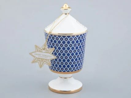 Подарочный Набор Свеча ароматическая Индиго 2 аромат Ваниль Сладкий табак арт. 81.32063.00.1, 