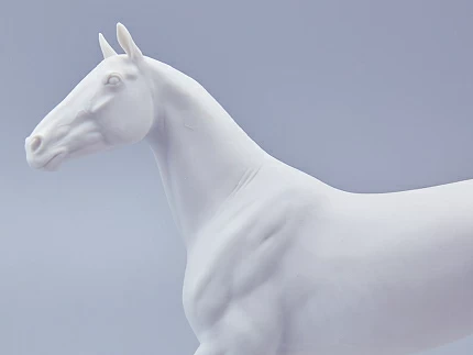 Скульптура в подарочной упаковке, форма Конь Ахалтекинский, рисунок Белый, арт. 81.18627.00.1