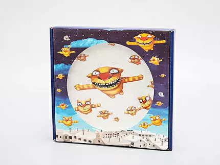 Подарочный набор дек. тарелка Эллипс Вася Ложкин. Вечерний полет, арт. 81.29341.00.1