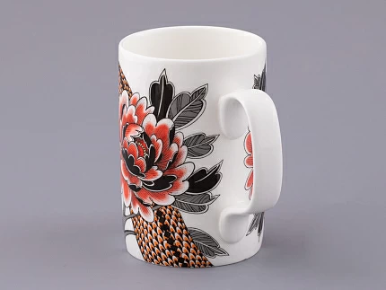 Бокал с блюдцем и крышкой в подарочной упаковке, форма top, рисунок TATTOO SERPENTA , арт. 81.32804.00.1 Бокал с блюдцем и крышкой в подарочной упаковке, форма top, рисунок TATTOO SERPENTA , арт. 81.32804.00.1