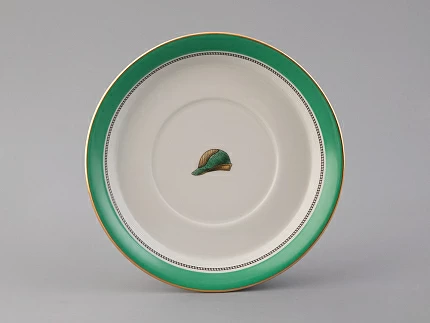 Подарочный набор чайный форма Гербовая рисунок Modes de Paris (зеленый) арт. 81.25659.00.1