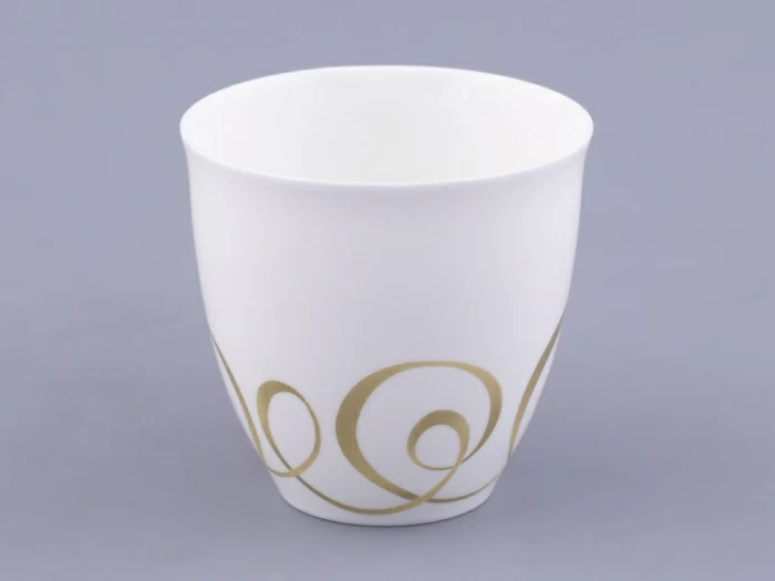 Чашка с блюдцем чайная форма Оливия рисунок Колечки, арт. 81.31427.00.1,  Чашка с блюдцем чайная форма Оливия рисунок Колечки, арт. 81.31427.00.1,