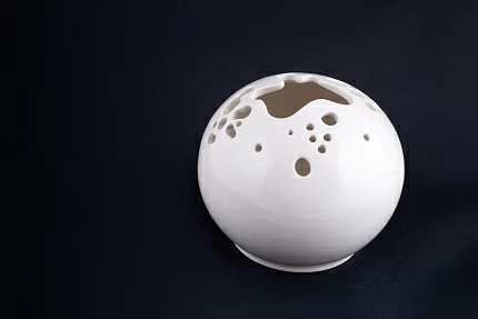 Ваза на форме Снежок, арт 60.13483.00.1 Ваза на форме Снежок, арт 60.13483.00.1