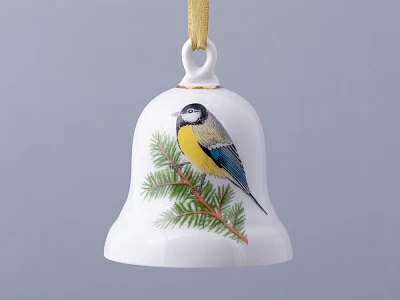 Колокольчик в подарочной упаковке, форма Петелька, рисунок Синица 81.31481.00.1 Колокольчик в подарочной упаковке, форма Петелька, рисунок Синица 81.31481.00.1