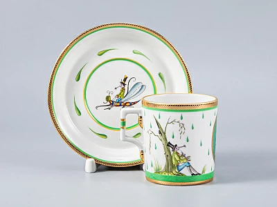 Сервиз чайный Гербовая Крысята-воришки, 6 персон 15 предметов, арт. 81.16925.00.1