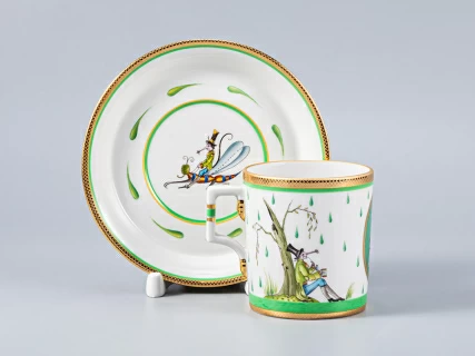 Сервиз чайный Гербовая Крысята-воришки, 6 персон 15 предметов, арт. 81.16925.00.1, 