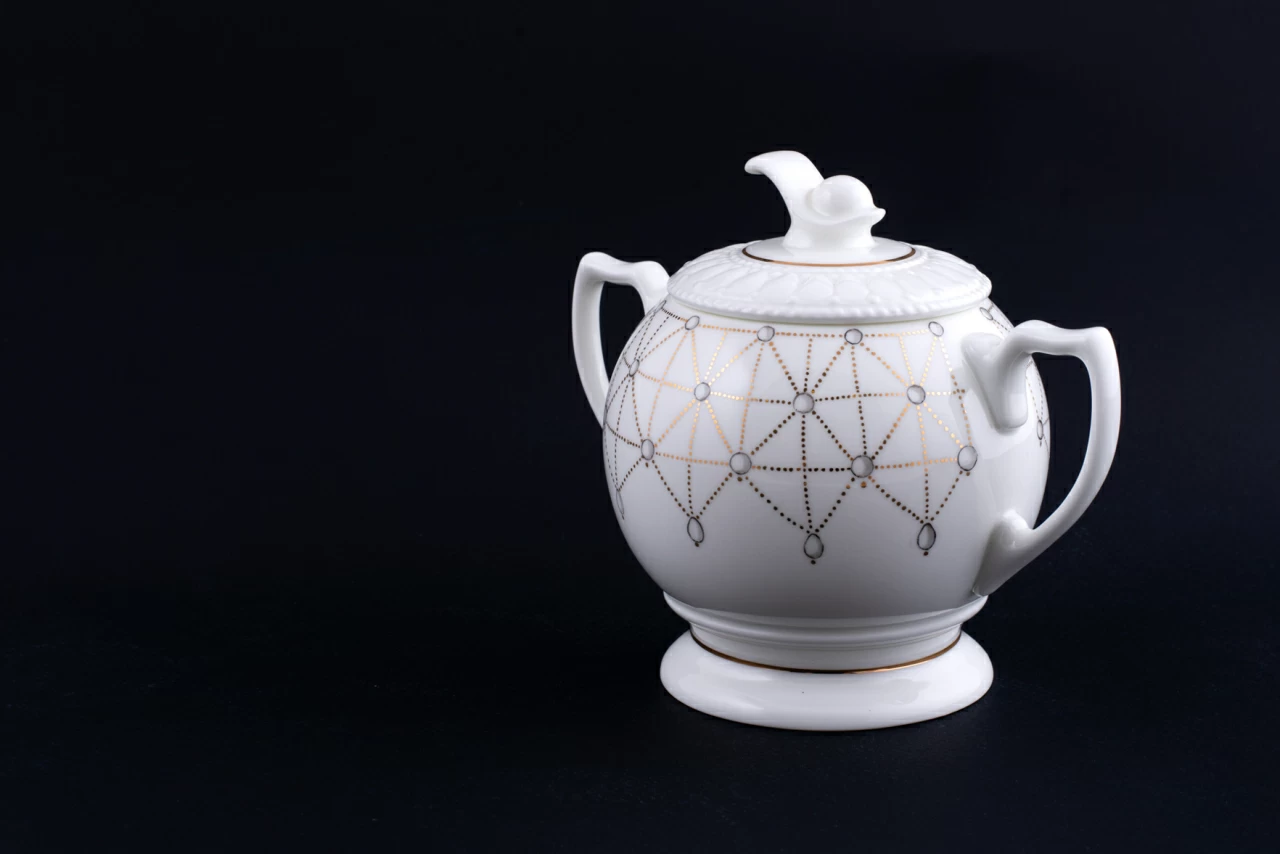 Сахарница Жемчуг на форме Жемчужина, арт 60.10816.00.1, 