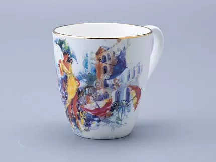 Бокал форма Вариации 450 мл рисунок Летающие зонтики, арт 80.70029.00.1