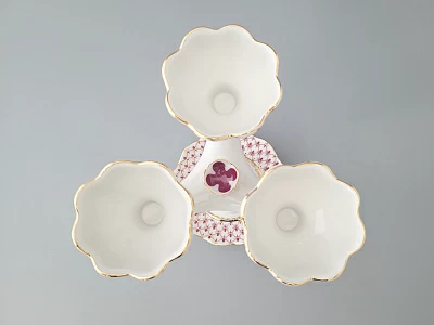 Подсвечник Трехрожковый Тюльпан Сетка-Блюз арт. 80.50232.00.1 Подсвечник Трехрожковый Тюльпан Сетка-Блюз арт. 80.50232.00.1