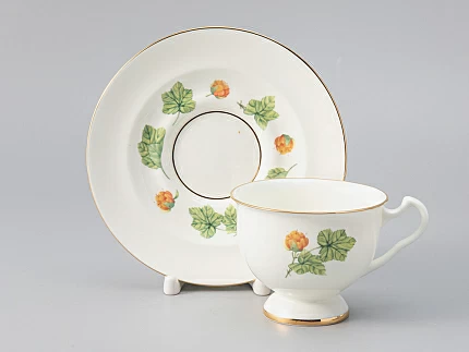 Сервиз чайный форма Айседора рисунок Цветы и ягоды, 6 персон 14 предметов, арт. 81.27538.00.1