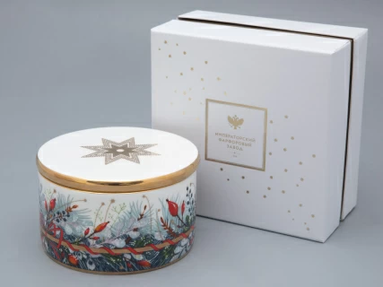 Шкатулка в подарочной упаковке форма Идиллия рисунок Календа арт. 81.31560.00.1, 