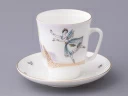 Чашка с блюдцем кофейная 165 мл форма Майская рисунок Белые ночи в Петербурге арт. 81.26632.00.5, 