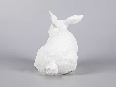 Скульптура Кролик домашний Белый арт. 82.69811.00.1