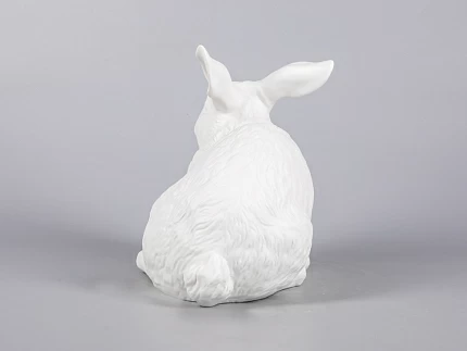 Скульптура Кролик домашний Белый арт. 82.69811.00.1