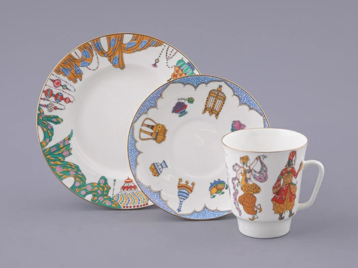 Трехпредметный комплект 165 мл форма Майская рисунок Балет Шахерезада, арт. 81.17663.00.1, 