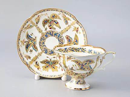 Сервиз кофейный форма Наташа рисунок Фантастические бабочки, 6 персон 20 предметов, арт. 81.20931.00.1