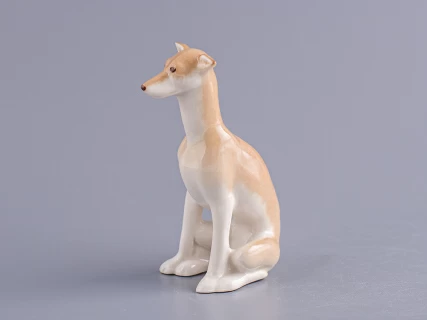 Скульптура Левретка сидящая Вильма арт. 82.83388.00.1,  Скульптура Левретка сидящая Вильма арт. 82.83388.00.1,