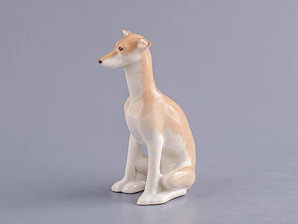 Скульптура Левретка сидящая Вильма арт. 82.83388.00.1