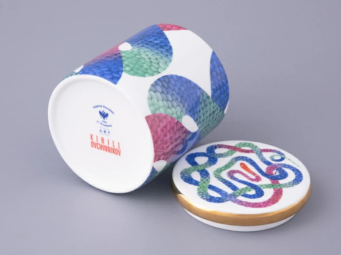 Свеча ароматическая в подарочной упаковке, форма top, рисунок Лунный змей, аромат Северное сияние, арт. 81.33150.00.1,  Свеча ароматическая в подарочной упаковке, форма top, рисунок Лунный змей, аромат Северное сияние, арт. 81.33150.00.1,