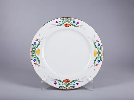 Блюдо круглое 320 мм, форма Европейская 2, рисунок Замоскворечье, арт. 80.85342.00.1