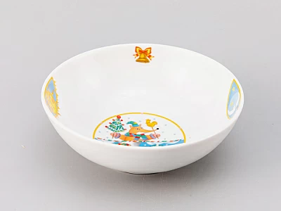 Подарочный набор трехпредметный комплект форма Карат рисунок Лесной праздник арт. 81.30217.00.1