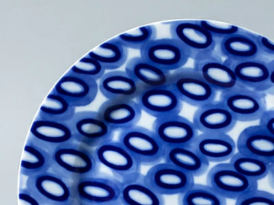 Тарелка мелкая 215 форма Европейская - 2 рисунок Реки России. Лена, арт. 80.35360.00.1