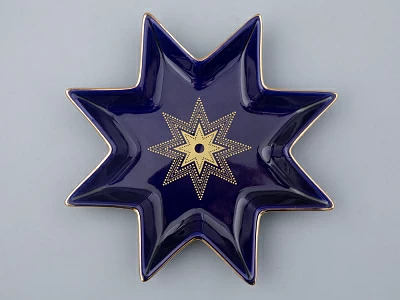 Подарочный набор форма Звезда рисунок Индиго арт. 81.31549.00.1 Подарочный набор форма Звезда рисунок Индиго арт. 81.31549.00.1