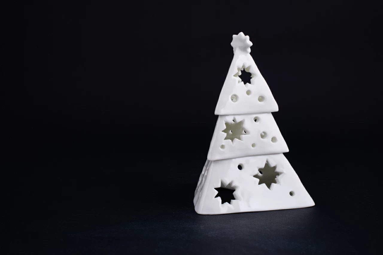 Подсвечник Елочка-звезда, Белая, арт 60.15235.00.1, 