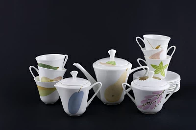Сервиз чайный Август, на форме Сад, на 6 персон, 15 предметов, арт. 81.21621.00.1