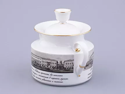 Сервиз чайный на 6 персон 15 предметов, форма Банкетная рисунок Великолепный Невский, арт. 81.32683.00.1