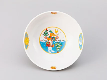 Подарочный набор трехпредметный комплект форма Карат рисунок Лесной праздник арт. 81.30217.00.1, 