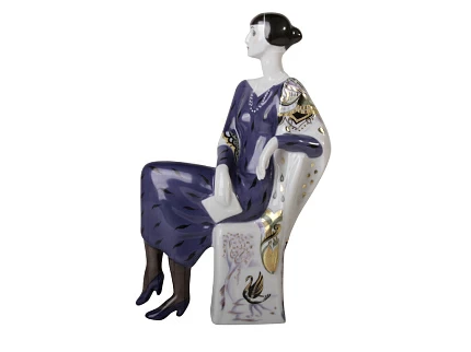 Скульптура Ахматова сидящая арт. 82.05182.00.1