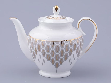 Чайник заварочный, рисунок Саламандра Грей, форма Весенняя 2, арт 80.44696.00.1 Чайник заварочный, рисунок Саламандра Грей, форма Весенняя 2, арт 80.44696.00.1