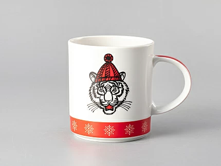 Кружка форма Стандарт рисунок Карнавал в красном арт. 80.37970.00.1