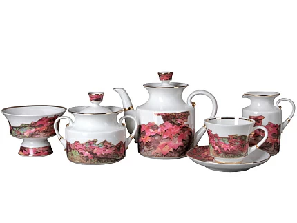 Сервиз чайный Банкетная Осень, 6 персон 16 предметов, арт. 81.24042.00.1