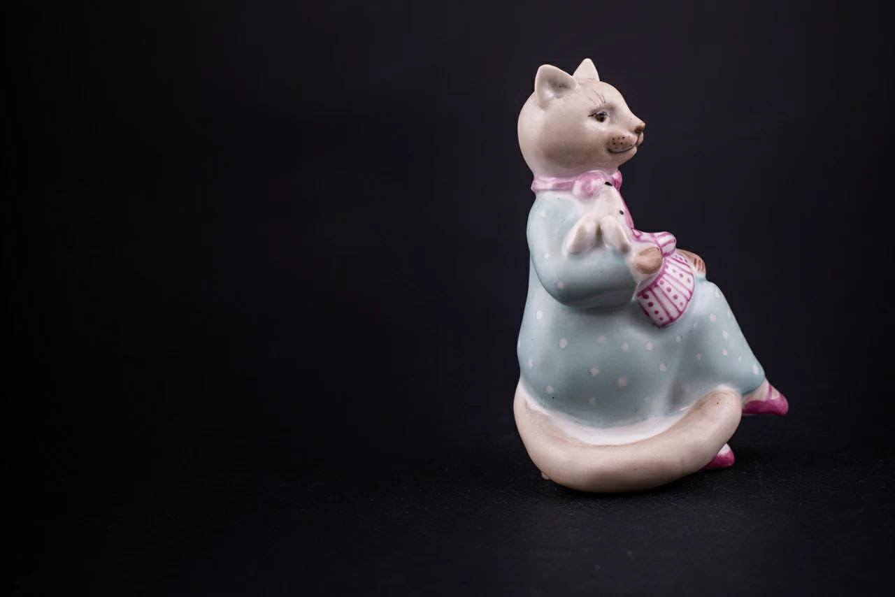 Скульптура Кошка-нянька, рисунок Колыбельная, арт 62.21783.00.1, 