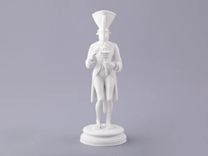 Скульптура в подарочной упаковке, форма Карнавал 2, рисунок Белый, арт. 81.33714.00.1, 