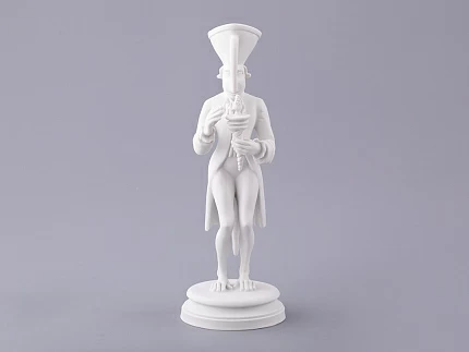 Скульптура в подарочной упаковке, форма Карнавал 2, рисунок Белый, арт. 81.33714.00.1