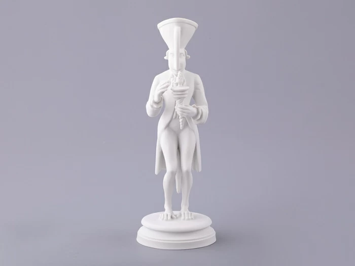 Скульптура в подарочной упаковке, форма Карнавал 2, рисунок Белый, арт. 81.33714.00.1, 