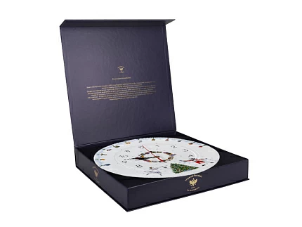 Часы декоративные 270 мм форма Европейская 2 рисунок Щелкунчик арт. 81.24783.00.1